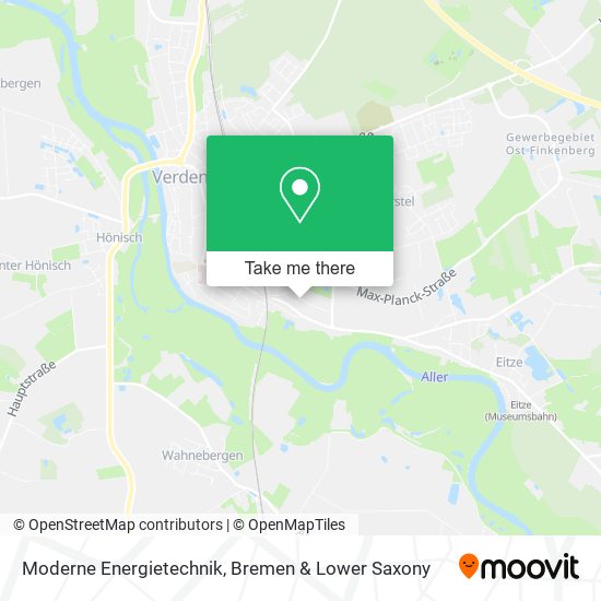 Moderne Energietechnik map