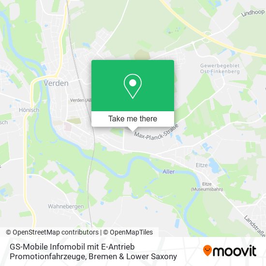 GS-Mobile Infomobil mit E-Antrieb Promotionfahrzeuge map