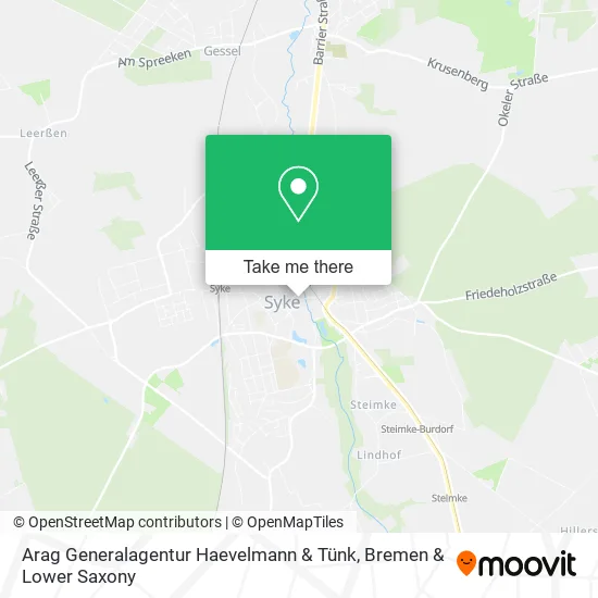 Карта Arag Generalagentur Haevelmann & Tünk