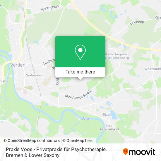 Praxis Voos - Privatpraxis für Psychotherapie map