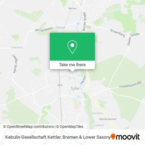 Карта Kebulin-Gesellschaft Kettler