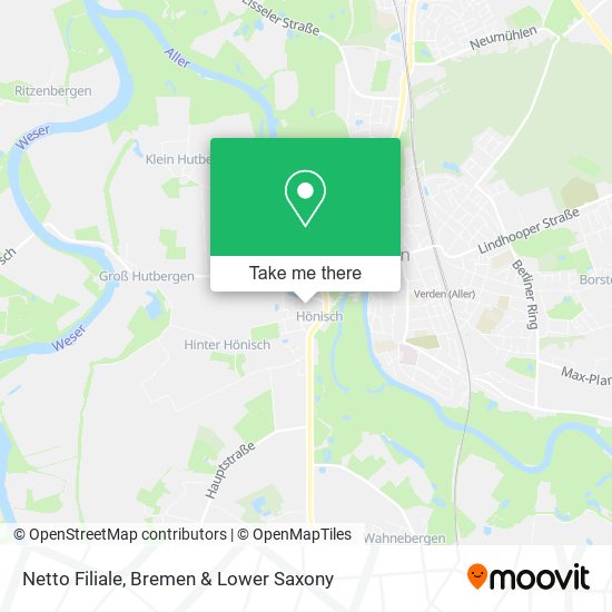 Netto Filiale map