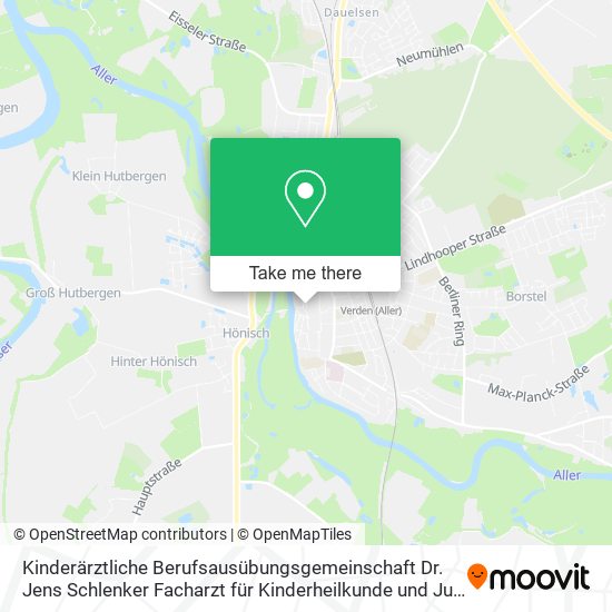 Kinderärztliche Berufsausübungsgemeinschaft Dr. Jens Schlenker Facharzt für Kinderheilkunde und Jug map