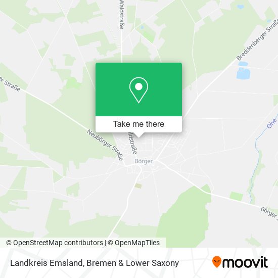 Landkreis Emsland map