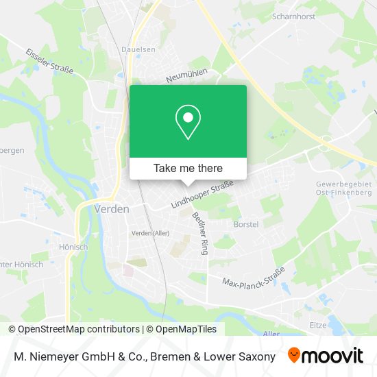 M. Niemeyer GmbH & Co. map