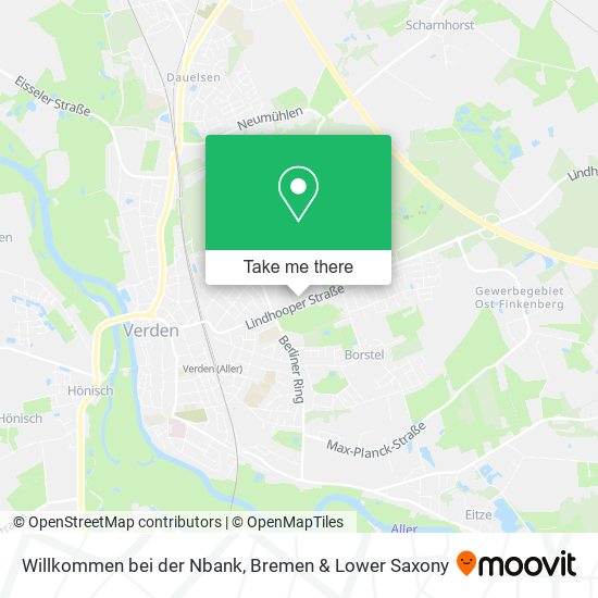 Willkommen bei der Nbank map