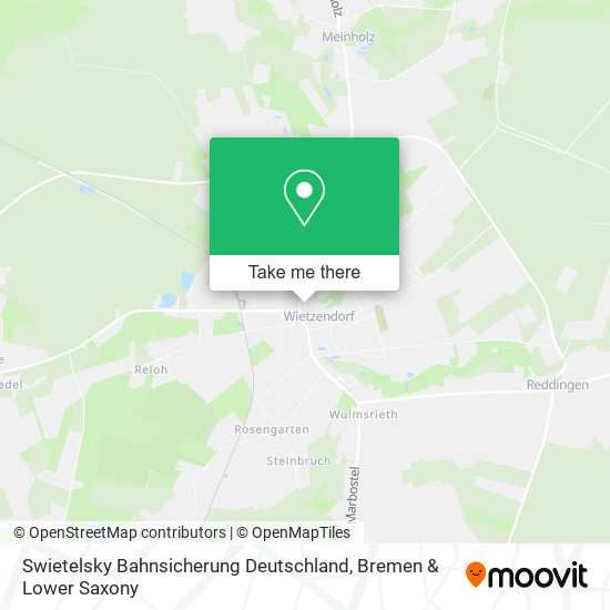 Swietelsky Bahnsicherung Deutschland map