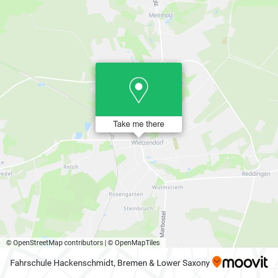 Fahrschule Hackenschmidt map