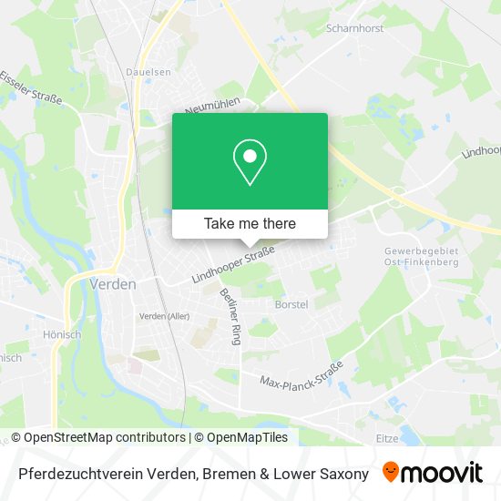 Pferdezuchtverein Verden map