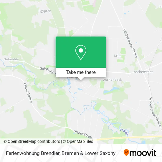 Карта Ferienwohnung Brendler