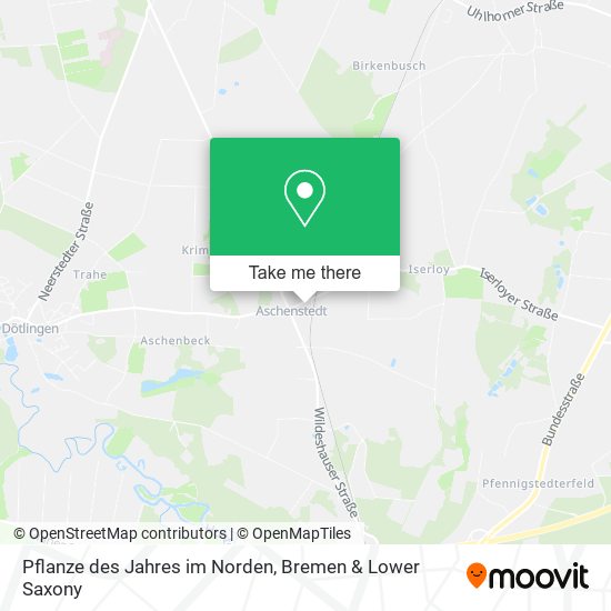 Pflanze des Jahres im Norden map