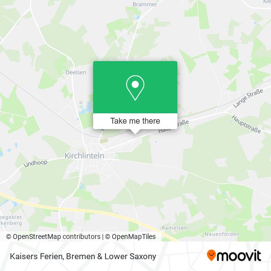Kaisers Ferien map