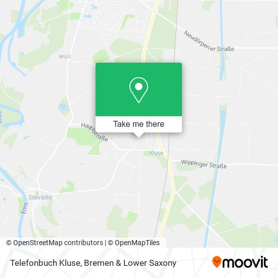 Telefonbuch Kluse map