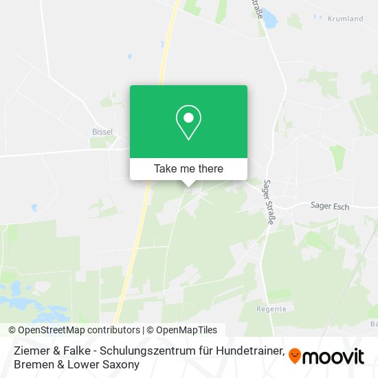 Ziemer & Falke - Schulungszentrum für Hundetrainer map
