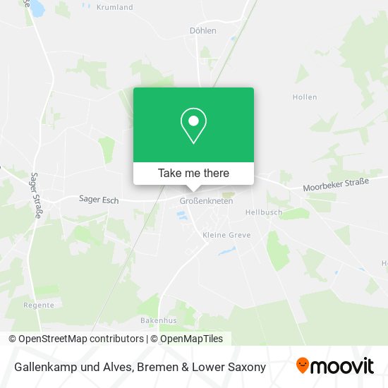 Gallenkamp und Alves map