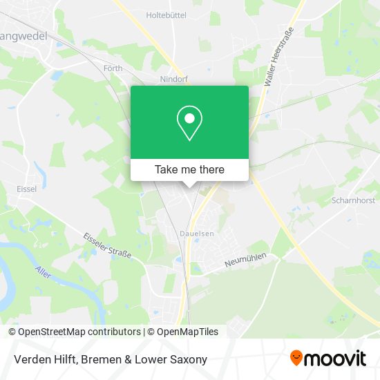 Verden Hilft map