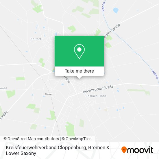 Kreisfeuerwehrverband Cloppenburg map