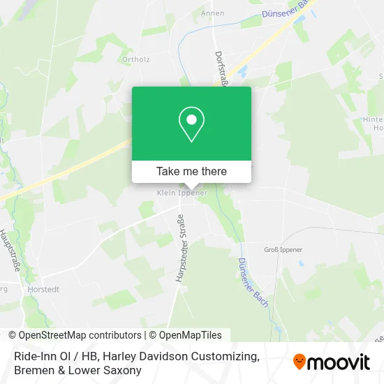Ride-Inn Ol / HB, Harley Davidson Customizing map