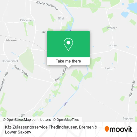 Kfz-Zulassungsservice Thedinghausen map