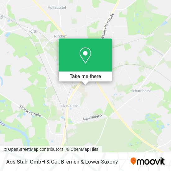 Aos Stahl GmbH & Co. map