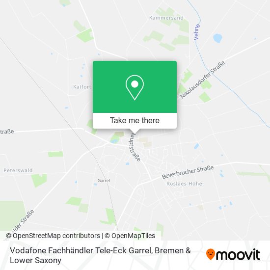 Vodafone Fachhändler Tele-Eck Garrel map