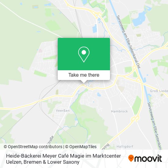 Heide-Bäckerei Meyer Café Magie im Marktcenter Uelzen map