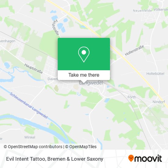 Evil Intent Tattoo map