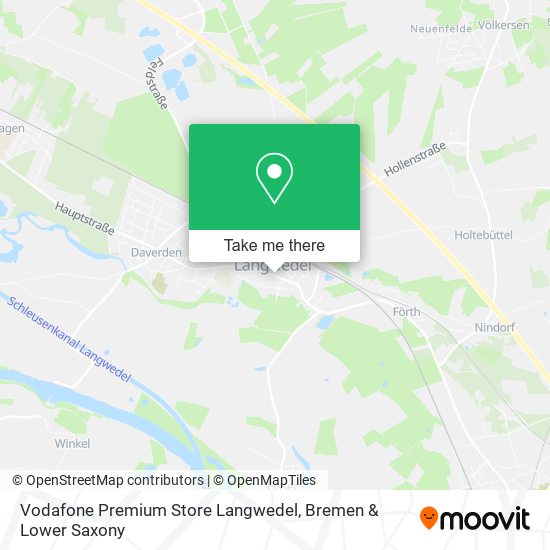 Vodafone Premium Store Langwedel map