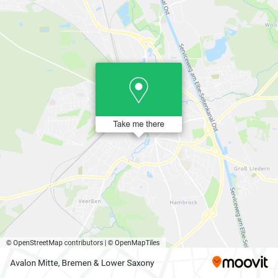 Avalon Mitte map