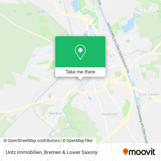 Untz Immobilien map