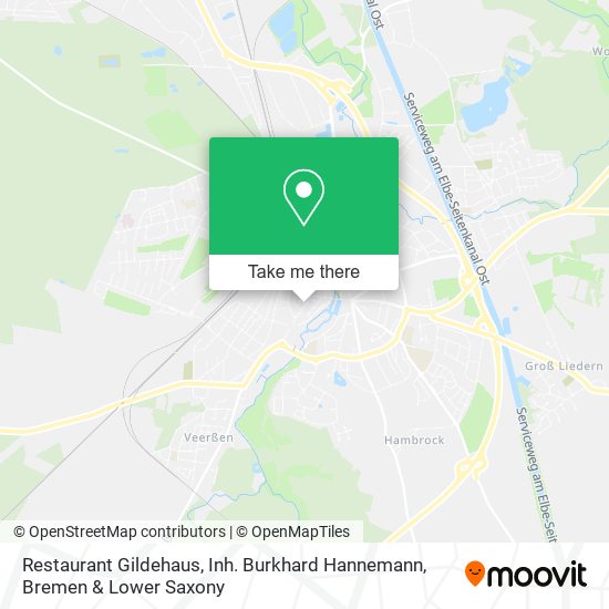 Карта Restaurant Gildehaus, Inh. Burkhard Hannemann