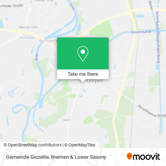 Gemeinde Gezielte map