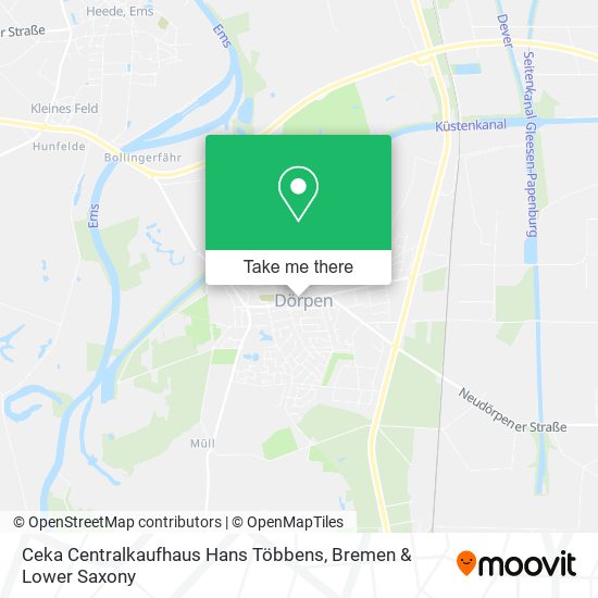 Ceka Centralkaufhaus Hans Többens map