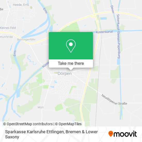 Sparkasse Karlsruhe Ettlingen map