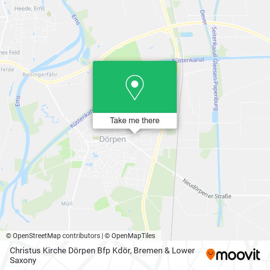 Christus Kirche Dörpen Bfp Kdör map