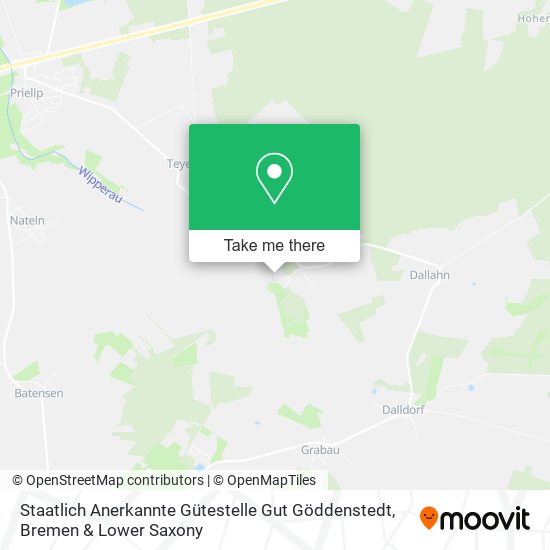 Staatlich Anerkannte Gütestelle Gut Göddenstedt map