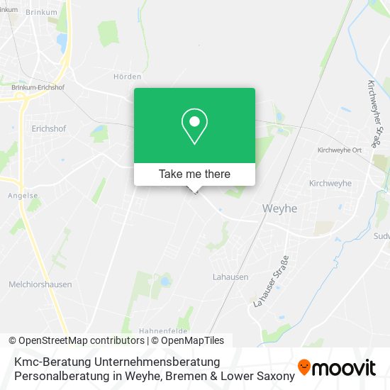 Kmc-Beratung Unternehmensberatung Personalberatung in Weyhe map