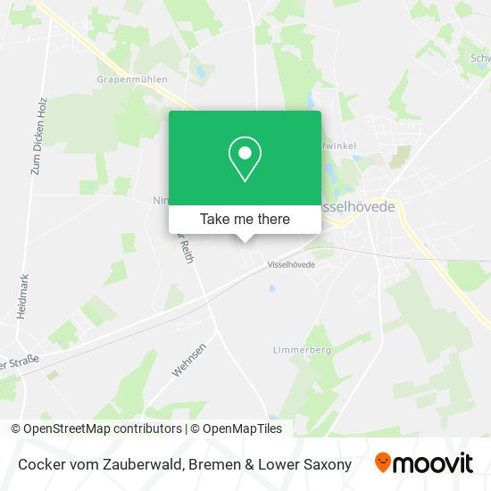 Cocker vom Zauberwald map