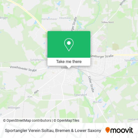 Sportangler Verein Soltau map