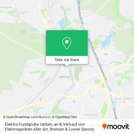 Elektro-Fundgrube Uelzen, an & Verkauf von Elektrogeräten Aller Art map