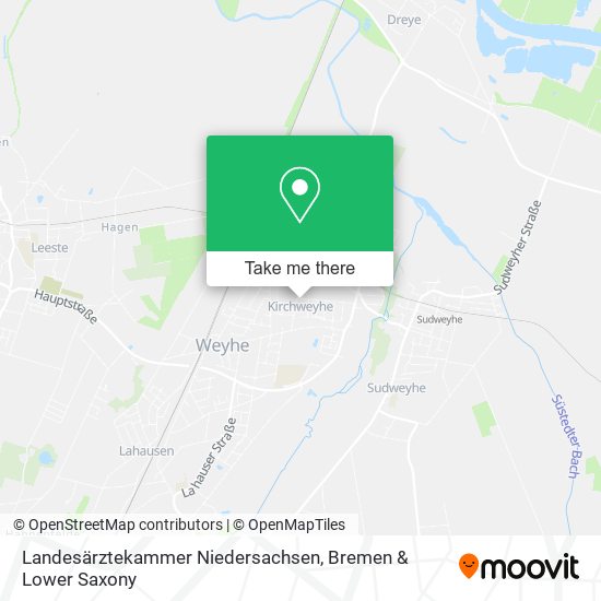 Landesärztekammer Niedersachsen map