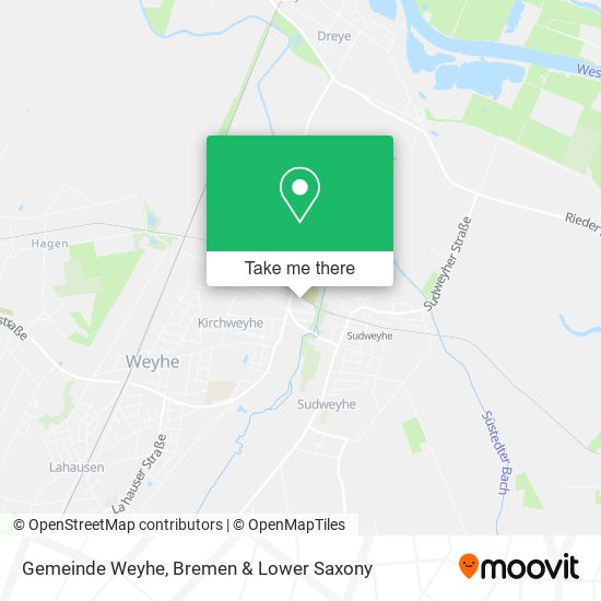 Gemeinde Weyhe map