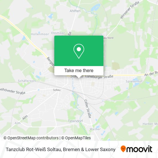 Tanzclub Rot-Weiß Soltau map