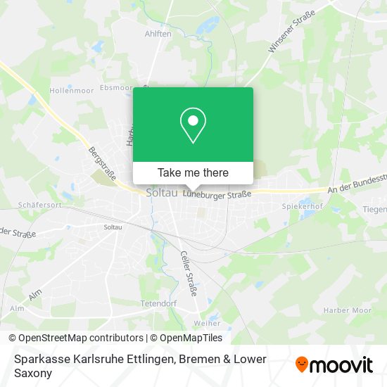 Sparkasse Karlsruhe Ettlingen map