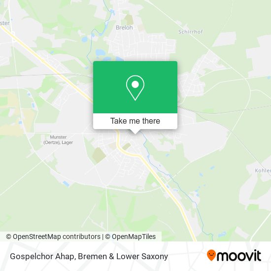 Gospelchor Ahap map