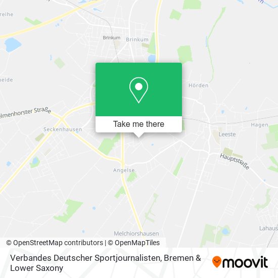 Verbandes Deutscher Sportjournalisten map