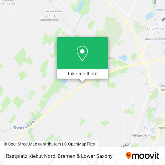 Rastplatz Kiekut Nord map