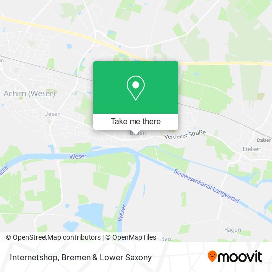 Internetshop map