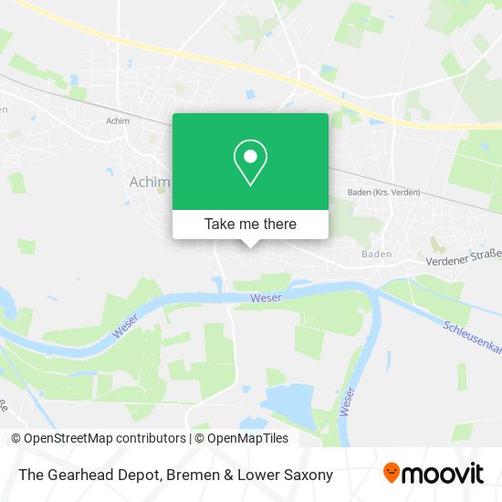The Gearhead Depot map
