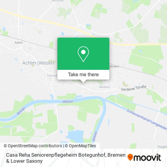 Casa Reha Seniorenpflegeheim Botegunhof map